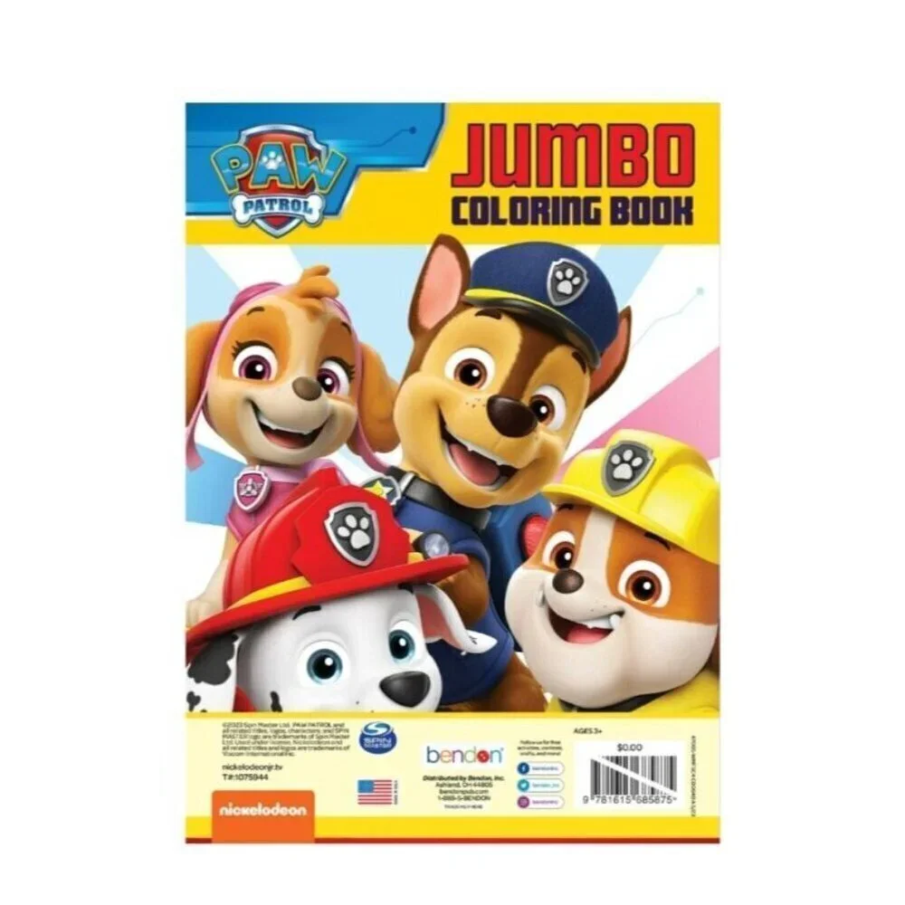 Paw Patrol Jumbo Coloring Book Pups Living The Dream